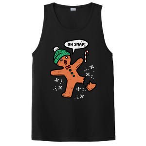 Oh Snap Gingerbread Funny Christmas Xmas Gift PosiCharge Competitor Tank