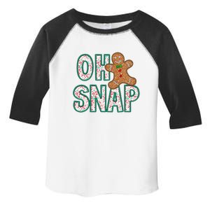 Oh Snap Gingerbread Funny ChristmasChristmas Gift Christmas In July Toddler Fine Jersey T-Shirt