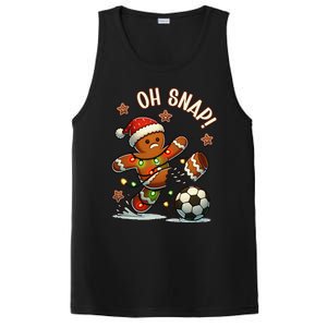 Oh Snap Gingerbreadman Christmas Soccer PosiCharge Competitor Tank