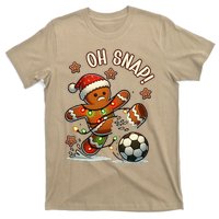 Oh Snap Gingerbreadman Christmas Soccer T-Shirt