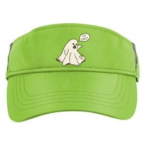 Oh Sheet Ghost Funny Adult Drive Performance Visor