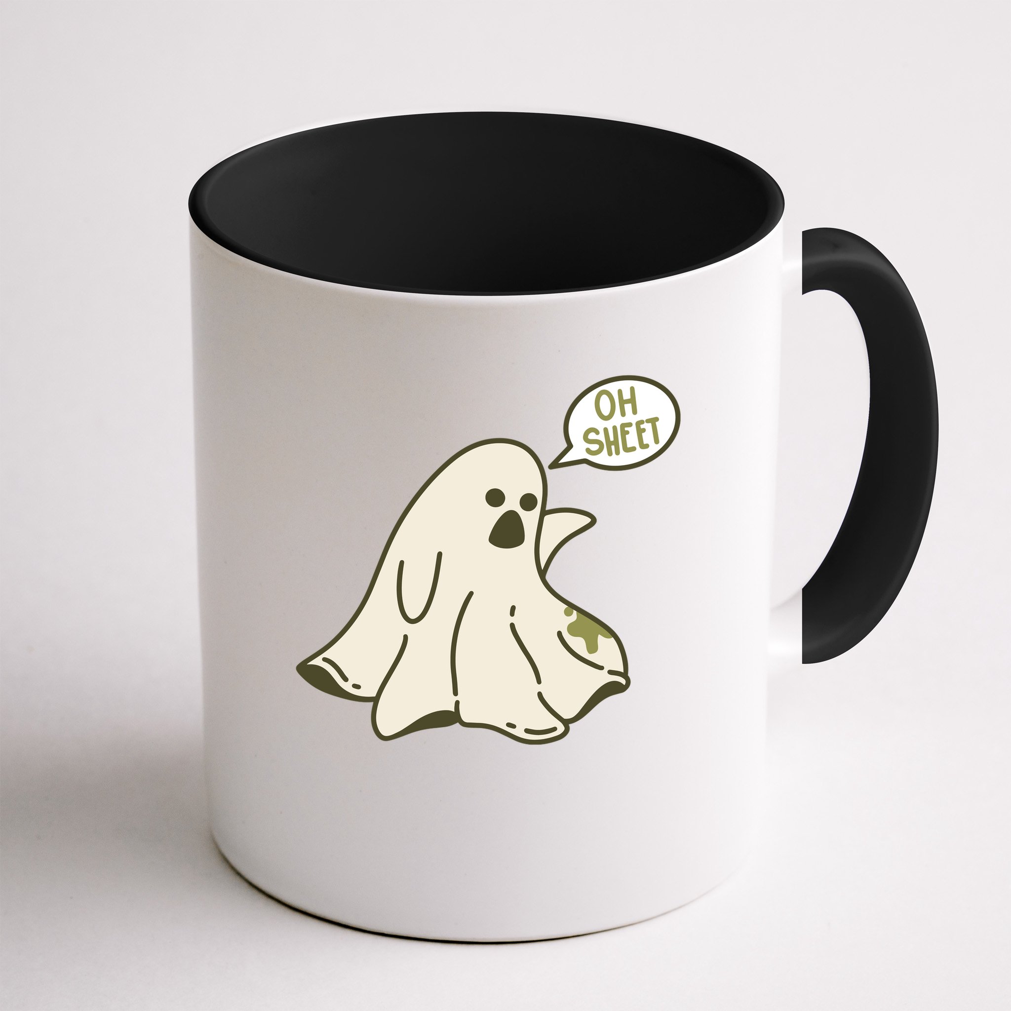 Oh Sheet Ghost Funny Mug
