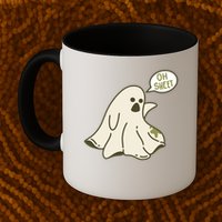 Oh Sheet Ghost Funny Mug
