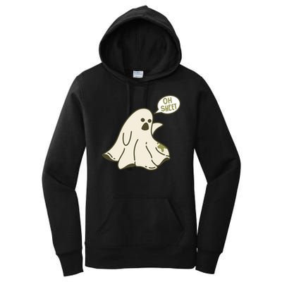 Oh Sheet Ghost Funny Women's Pullover Hoodie