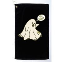 Oh Sheet Ghost Funny Golf Towel