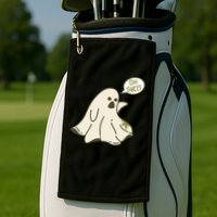 Oh Sheet Ghost Funny Golf Towel