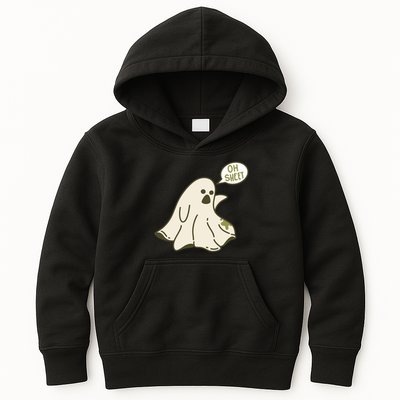 Oh Sheet Ghost Funny Kids Hoodie
