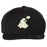 Oh Sheet Ghost Funny Wool Snapback Cap