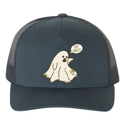 Oh Sheet Ghost Funny Yupoong Adult 5-Panel Trucker Hat