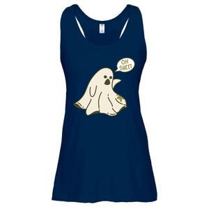 Oh Sheet Ghost Funny Ladies Essential Flowy Tank