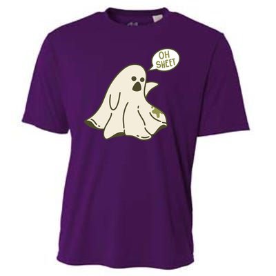 Oh Sheet Ghost Funny Cooling Performance Crew T-Shirt