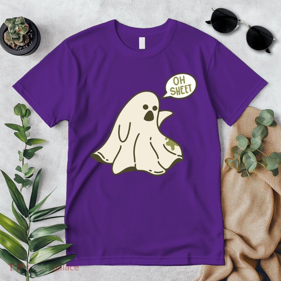 Oh Sheet Ghost Funny Premium T-Shirt