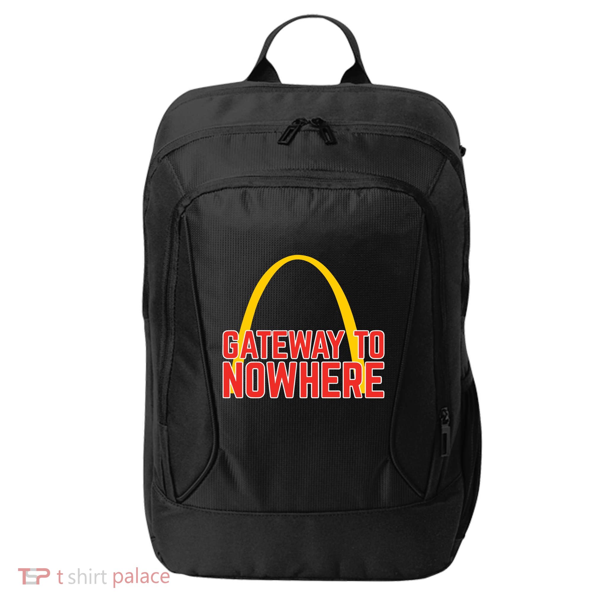 Obvious Shirts Gateway To Nowhere City Backpack