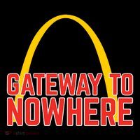 Obvious Shirts Gateway To Nowhere Button