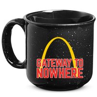 Obvious Shirts Gateway To Nowhere 15oz Campfire Ceramic Mug