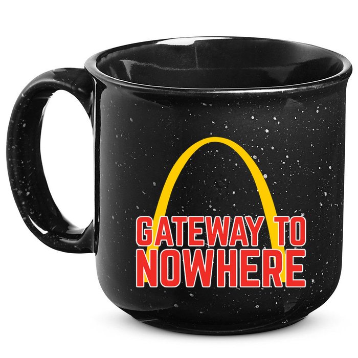Obvious Shirts Gateway To Nowhere 15oz Campfire Ceramic Mug