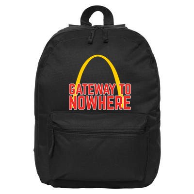 Obvious Shirts Gateway To Nowhere 16 in Basic Backpack
