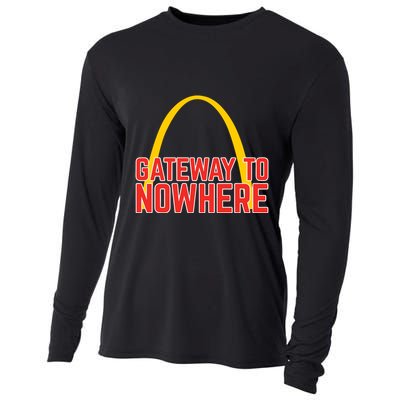 Obvious Shirts Gateway To Nowhere Cooling Performance Long Sleeve Crew