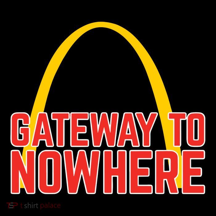 Obvious Shirts Gateway To Nowhere Youth Performance Sprint T-Shirt