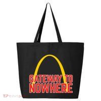 Obvious Shirts Gateway To Nowhere 25L Jumbo Tote