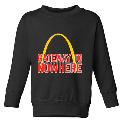 Obvious Shirts Gateway To Nowhere Toddler Sweatshirt