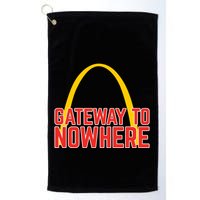 Obvious Shirts Gateway To Nowhere Golf Towel