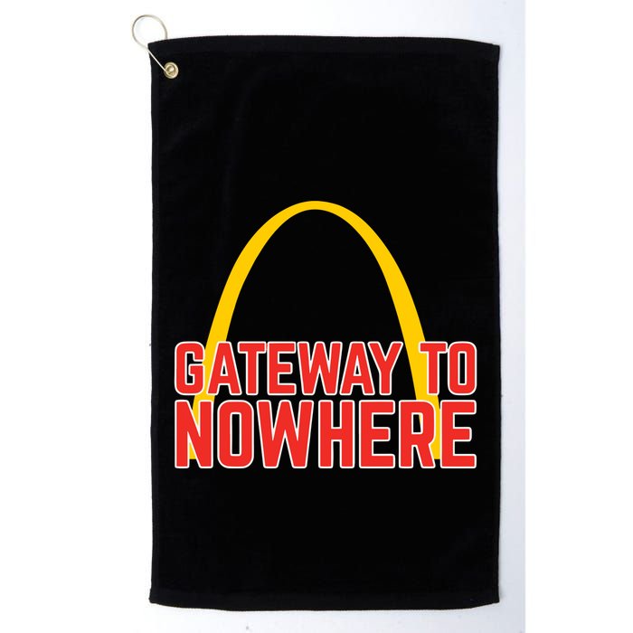 Obvious Shirts Gateway To Nowhere Golf Towel