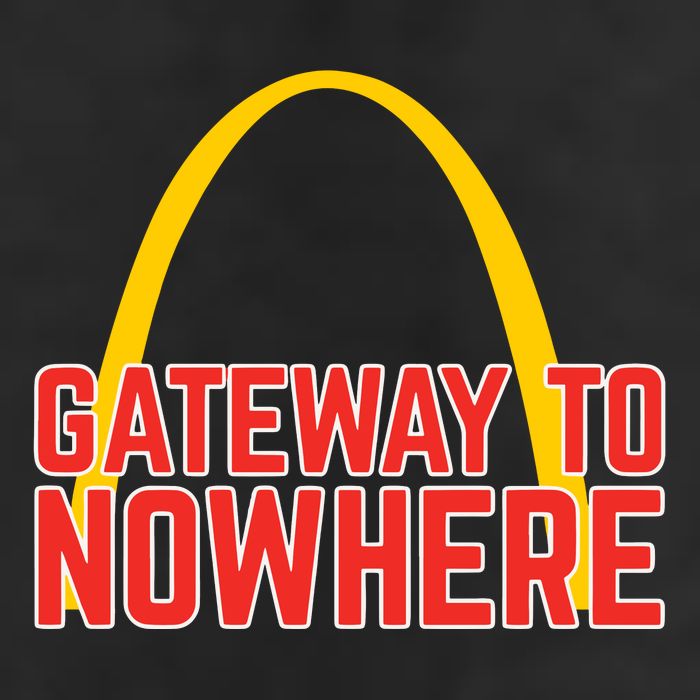 Obvious Shirts Gateway To Nowhere Golf Towel