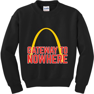 Obvious Shirts Gateway To Nowhere Kids Sweatshirt