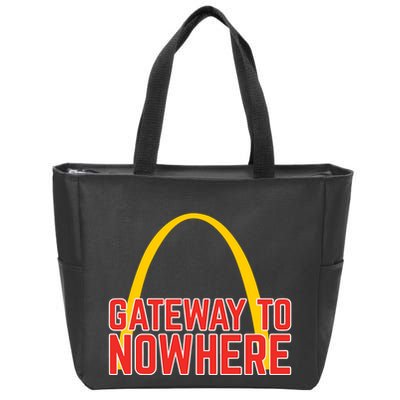 Obvious Shirts Gateway To Nowhere Zip Tote Bag