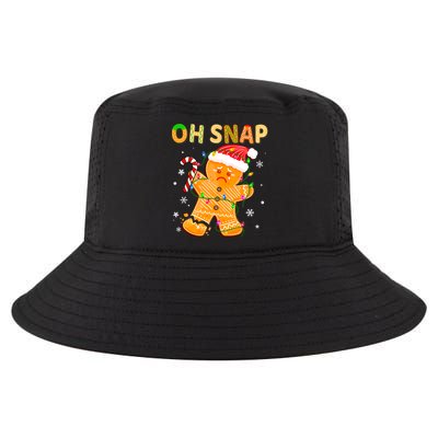 Oh Snap Gingerbread Man Christmas Cookie Costume Baking Team Cool Comfort Performance Bucket Hat