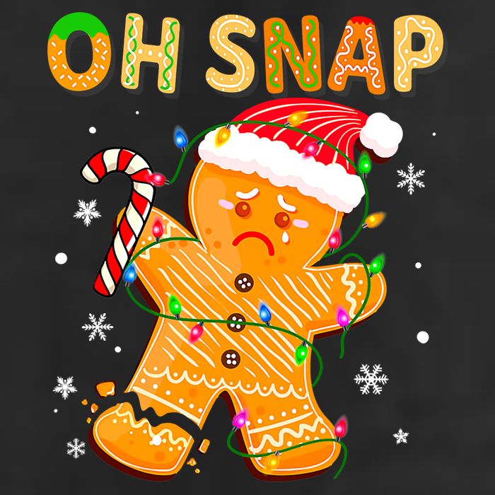 Oh Snap Gingerbread Man Christmas Cookie Costume Baking Team Cool Comfort Performance Bucket Hat