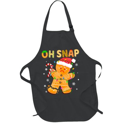 Oh Snap Gingerbread Man Christmas Cookie Costume Baking Team Apron