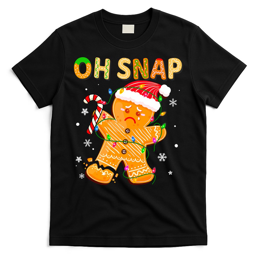 Oh Snap Gingerbread Man Christmas Cookie Costume Baking Team T-Shirt