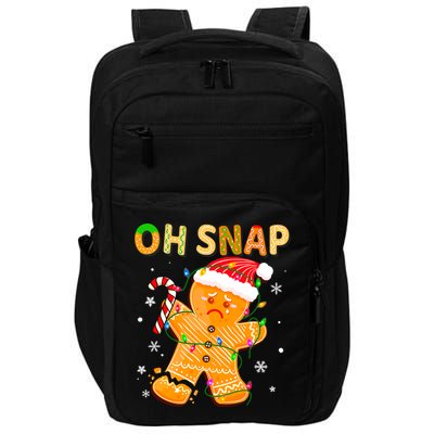 Oh Snap Gingerbread Man Christmas Cookie Costume Baking Team Impact Tech Backpack