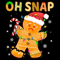 Oh Snap Gingerbread Man Christmas Cookie Costume Baking Team Impact Tech Backpack