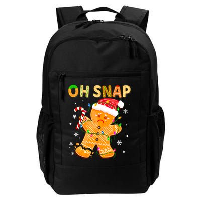 Oh Snap Gingerbread Man Christmas Cookie Costume Baking Team Backpack