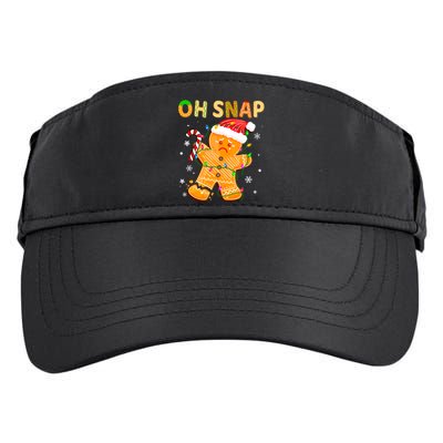 Oh Snap Gingerbread Man Christmas Cookie Costume Baking Team Adult Drive Performance Visor