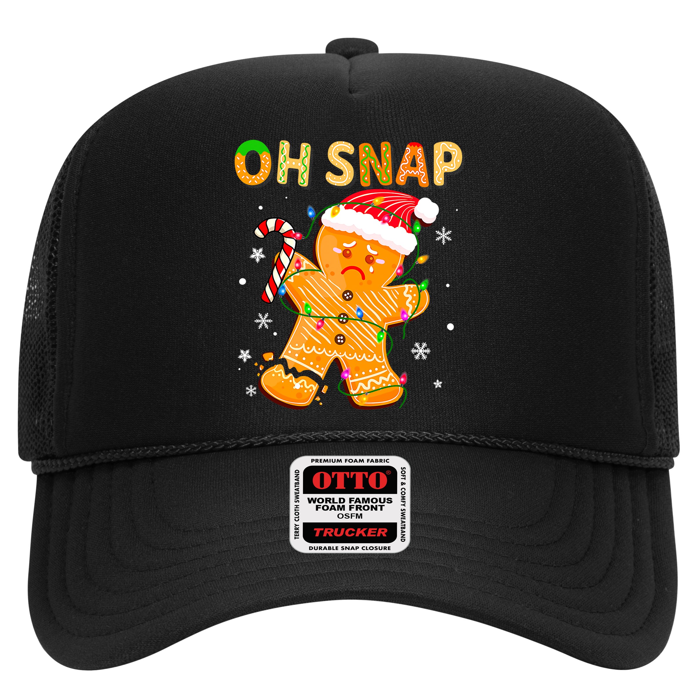 Oh Snap Gingerbread Man Christmas Cookie Costume Baking Team Hat