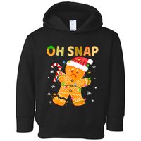 Oh Snap Gingerbread Man Christmas Cookie Costume Baking Team Toddler Hoodie