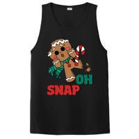 Oh Snap Gingerbread Man Funny Christmas Xmas PosiCharge Competitor Tank