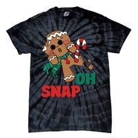 Oh Snap Gingerbread Man Funny Christmas Xmas Tie-Dye T-Shirt