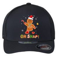 Oh Snap Gingerbread Christmas holiday  Flexfit Unipanel Trucker Cap