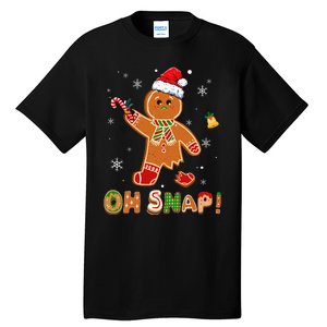 Oh Snap Gingerbread Christmas holiday  Tall T-Shirt