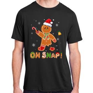 Oh Snap Gingerbread Christmas holiday  Adult ChromaSoft Performance T-Shirt