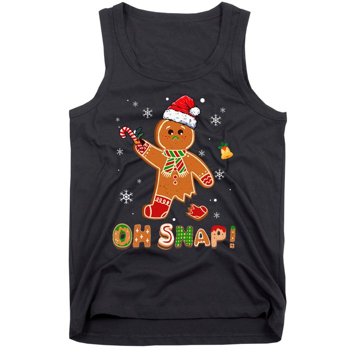 Oh Snap Gingerbread Christmas holiday  Tank Top