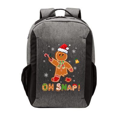 Oh Snap Gingerbread Christmas holiday  Vector Backpack