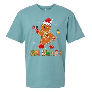 Oh Snap Gingerbread Christmas holiday  Sueded Cloud Jersey T-Shirt