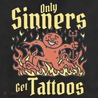 Only Sinners Get Tattoos Cool Comfort Performance Bucket Hat