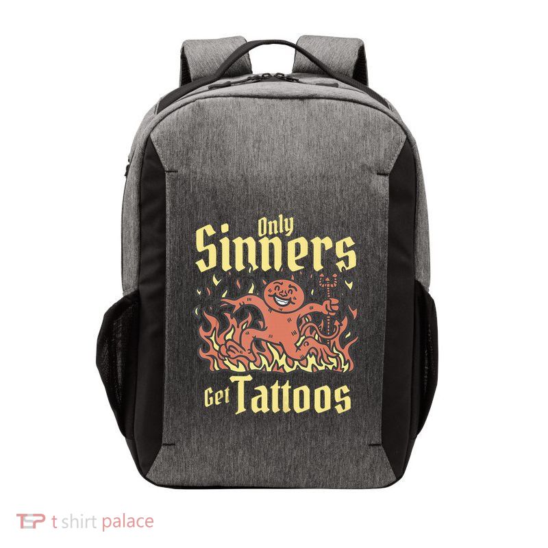 Only Sinners Get Tattoos Vector Backpack